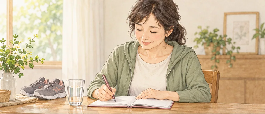 日常の疲れ方を記録